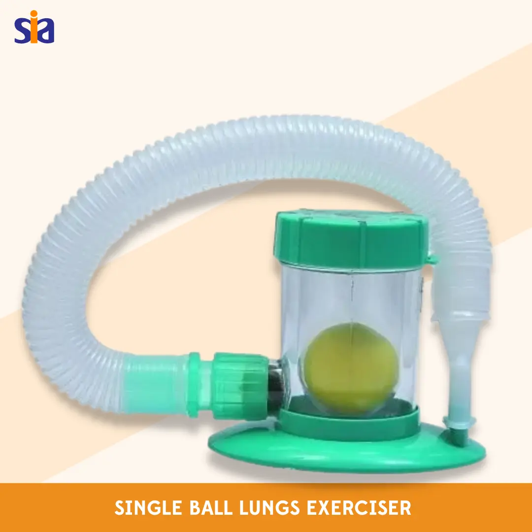 Single Ball Lungs Exerciser