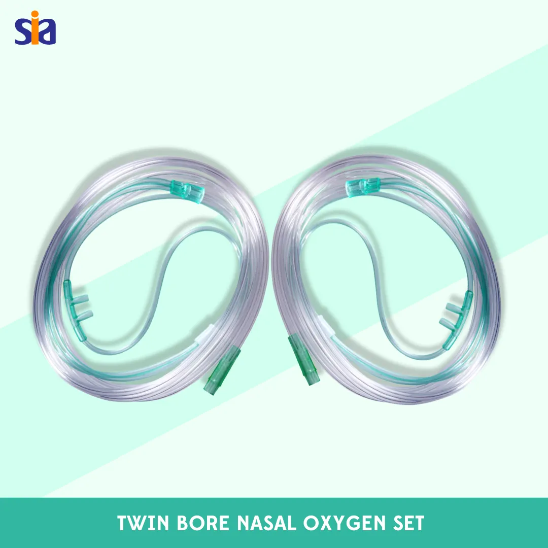 Twin Bore Nasal Oxygen Set