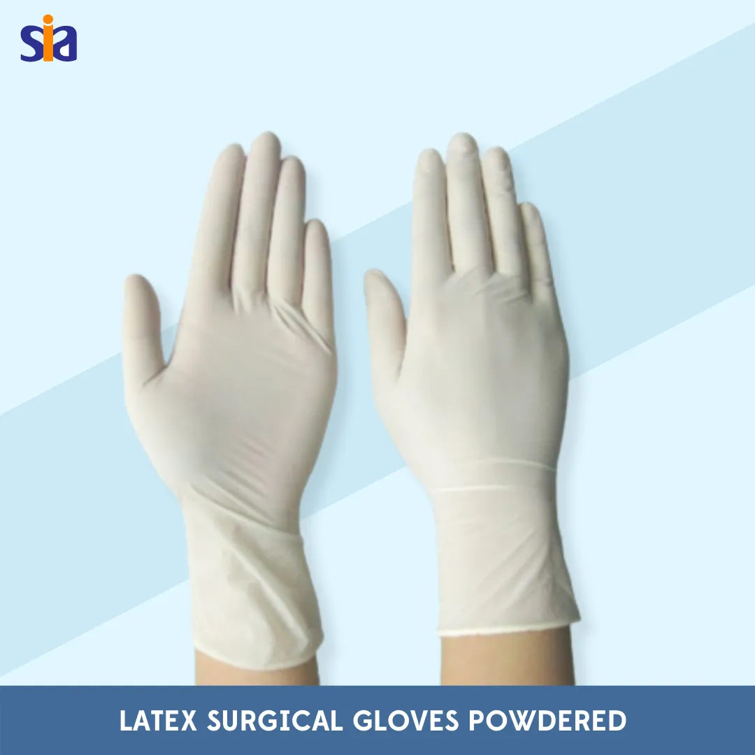 latex Surgical Gloves Powdered