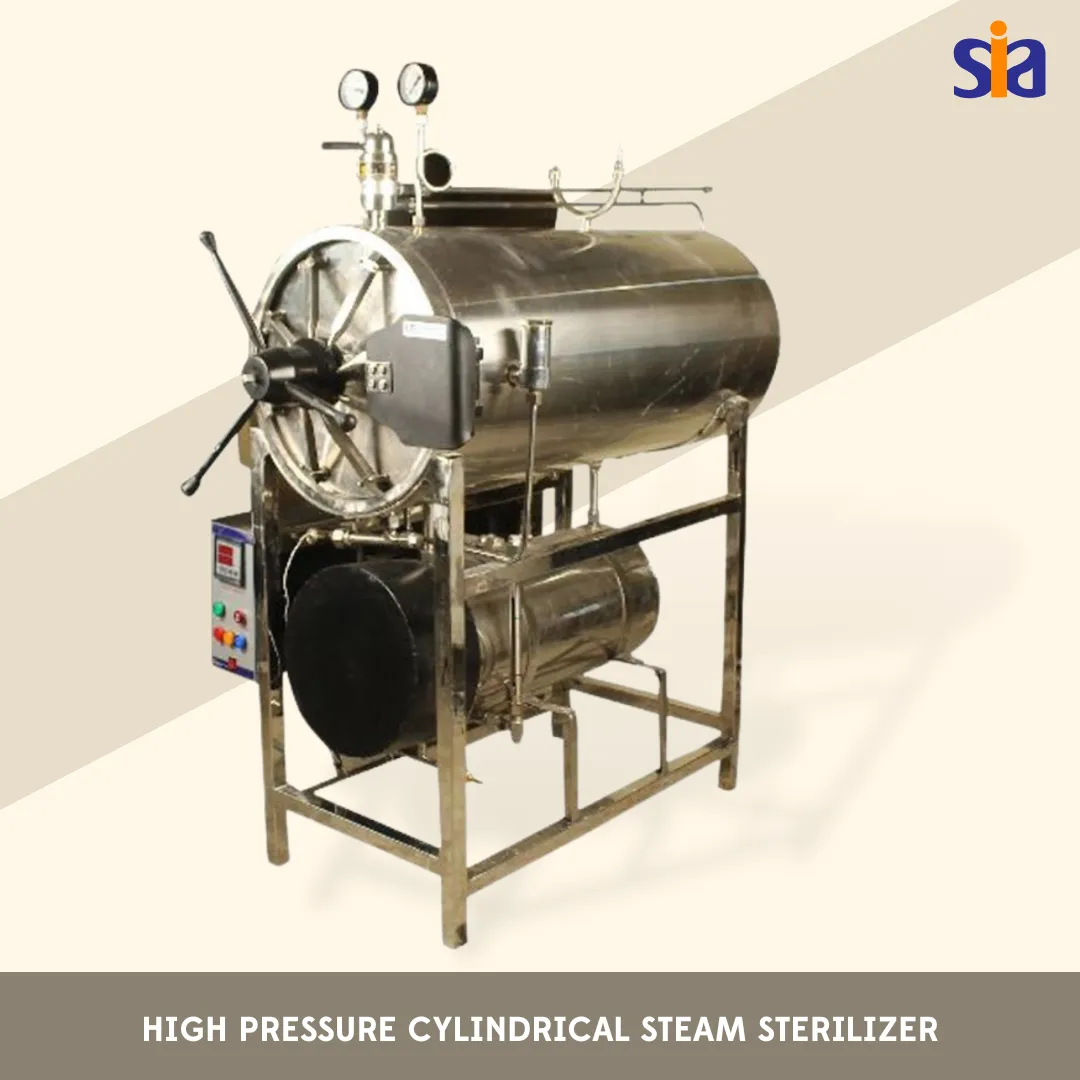 High Pressure Cylindrical Steam Sterilizer