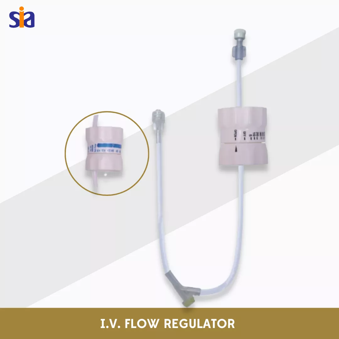 I.V. flow regulator